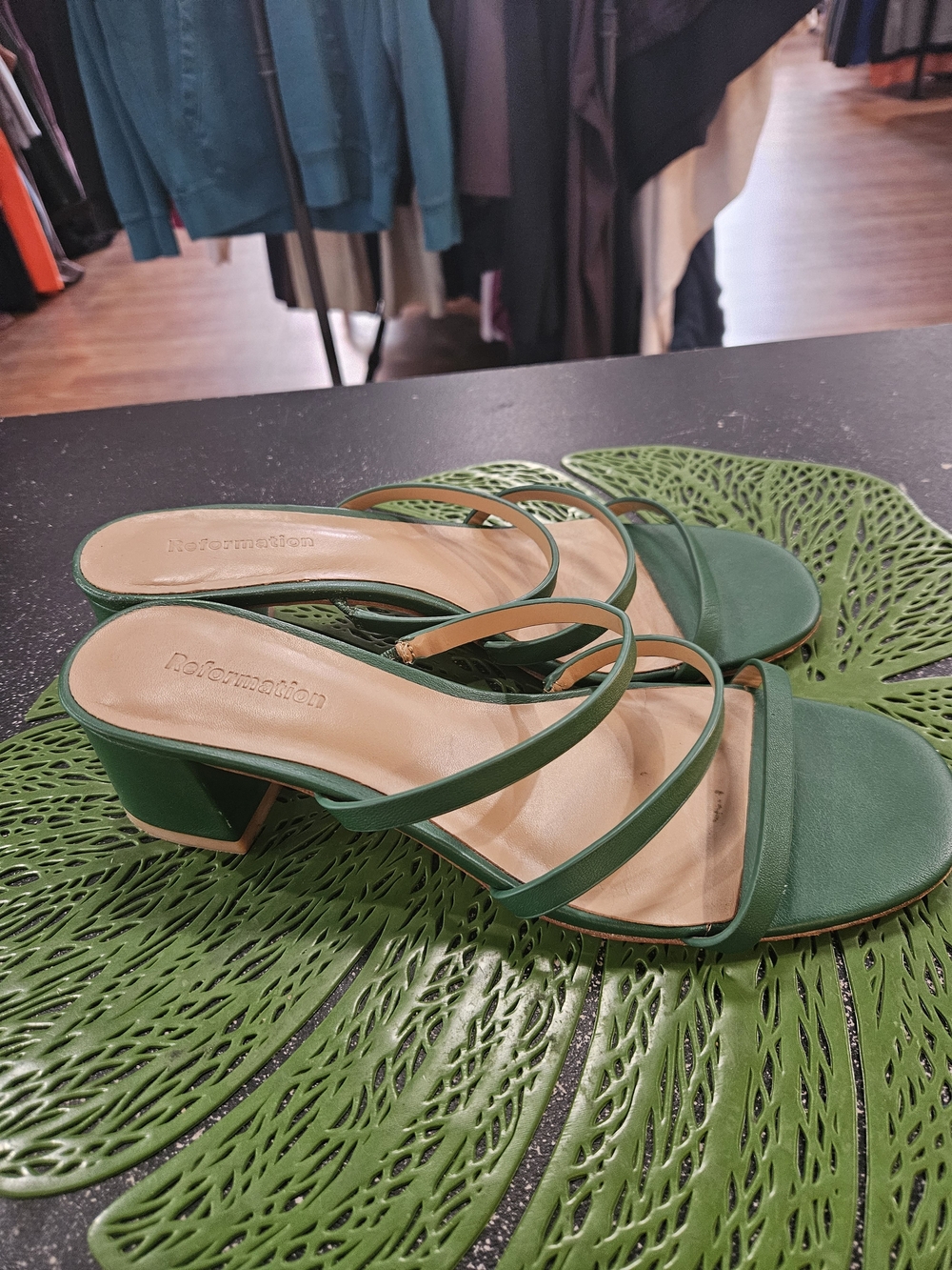 Reformation Menage Strappy Mule Sandal